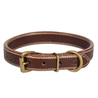 Mud River High Prairie Leather Collar - Mahogany 18in