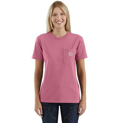 Carhartt Women's Heavyweight Short-Sleeve Work Shirt - Pastel Turquoise M