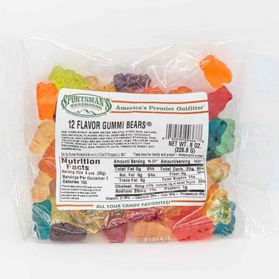 Sportsman's Warehouse 12 Flavor Gummi Bears Candy
