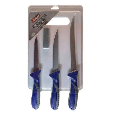 P-Line Fisherman's Fillet Knife Assortment - Blue