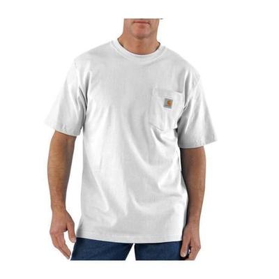 Carhartt Men's Loose Fit Heavyweight Short-Sleeve Work Shirt - White XL