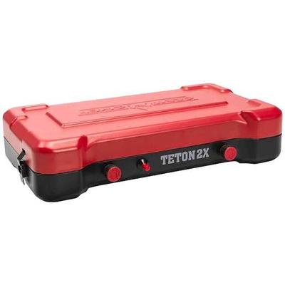 Camp Chef Teton 2X 2-Burner Stove - Black/Red
