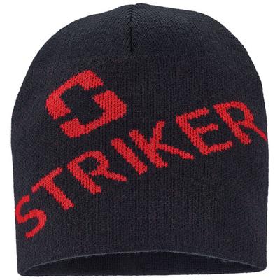 Striker Brands LLC Logo Beanie Ice Fishing Hat - Black One Size Fits Most
