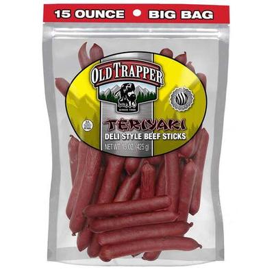 Old Trapper Teriyaki Deli Style Beef Sticks