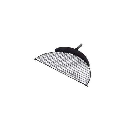 Barebones Cowboy Fire Pit Grill Grate Grill Accessory - Black