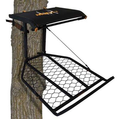 Muddy The Boss XL Treestand - Black/Orange/White 20in x 15in