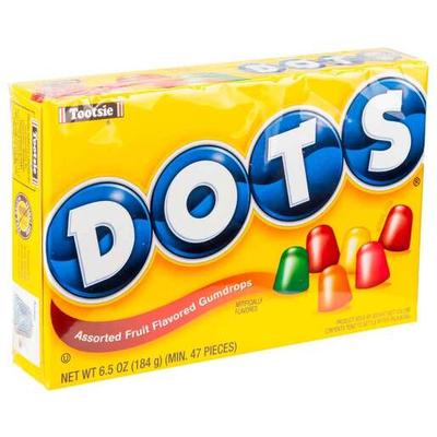 Tootsie Roll Industries Dots Gumdrops Theater Box - 6 Servings
