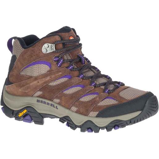 Merrell Women's Moab 3 Mid Hiking Boots - Bracken/Purple 10
