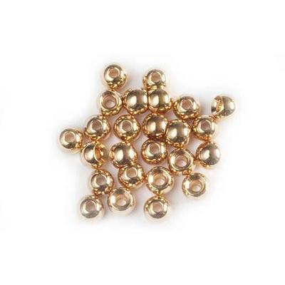 BRASS BEAD GOLD 2.8MM - Gold 2mm