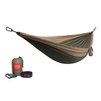 Grand Trunk Double Deluxe Hammock with Straps - Navy/Light Blue