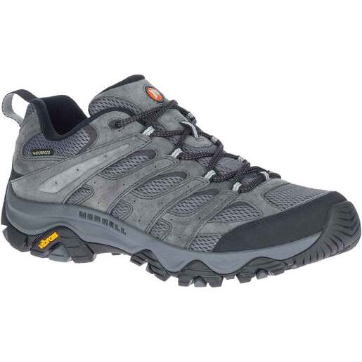 Merrell Men's Moab 3 Waterproof Low Hiking Shoes - Granite 10.5