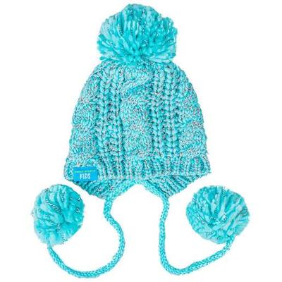 Rustic Ridge Girls Pom Beanie - Blue S/M