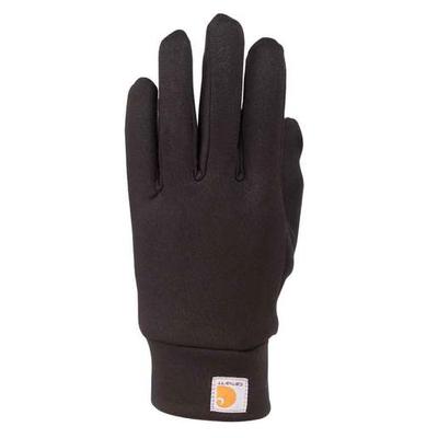 Carhartt Men's Stretch Fleece Liner Work Gloves - Black XL