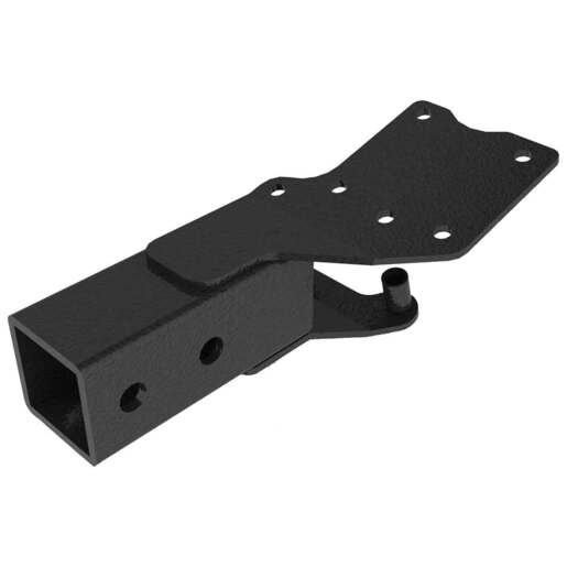 Kolpin Honda ATV 2in Receiver Hitch Early Rancher Straight-Axle Single Shock - Black