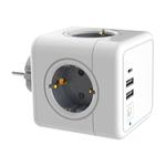 Plusieurs prises usb, multiprise murale cube 4 prises avec 2 alimentations usb, 1 alimentation de