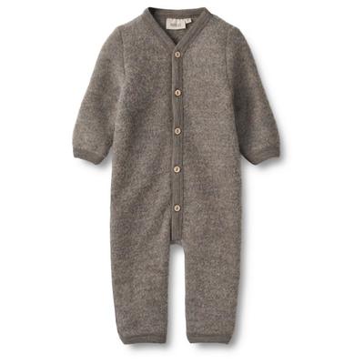 WHEAT - Kid's Wollanzug Levi - Overall Gr 62 - 3 Months grau