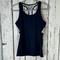 Athleta Tops | Athleta Navy Mix Inversion Tank Size Small Unpadded Yoga Fitness Gym Workout | Color: Blue/White | Size: S