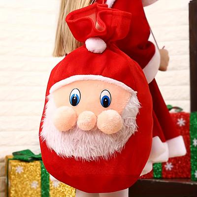 TEMU Drawstring Bag - For Christmas Decorations & , Polyester