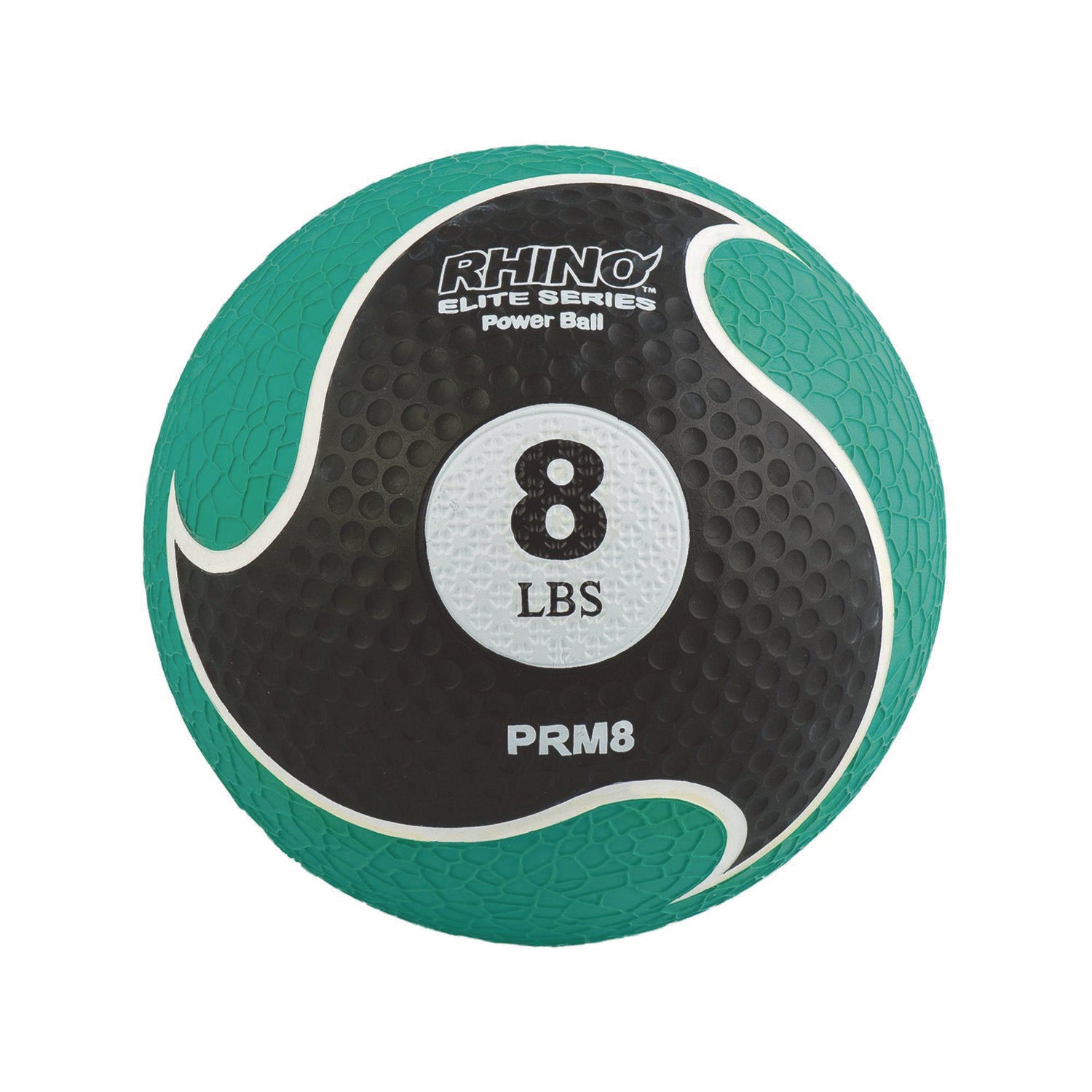 Champion Sports Rhino Elite Medicine Ball, 8 lb, Green (CSIPRM8)