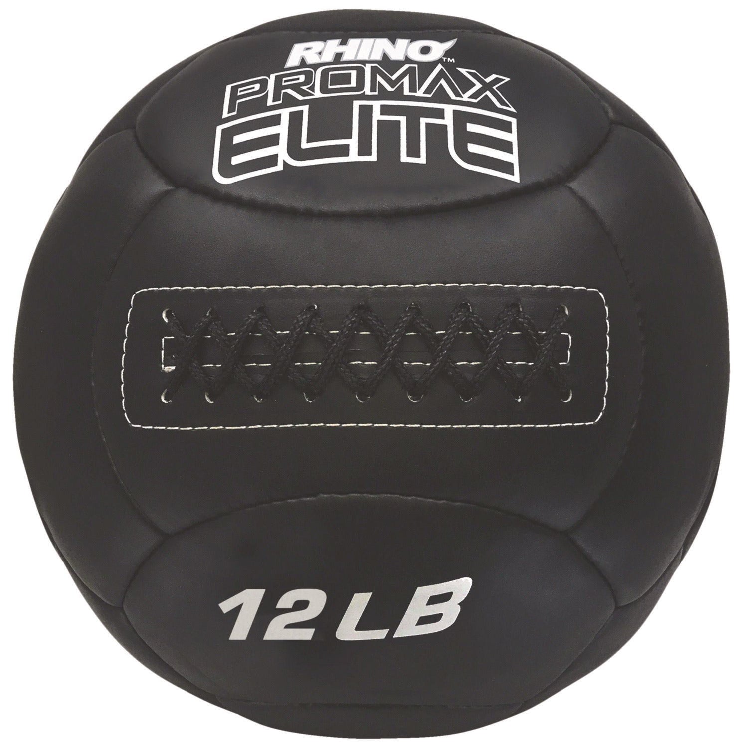 Champion Sports Rhino Promax Elite Medicine Ball, 12 lb, Black (CSIPRX12)