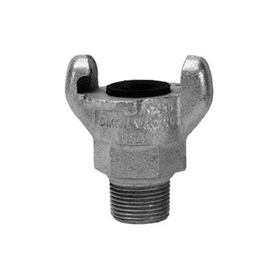 Dixon Valve Air King 2-Lug NPT End 1 in (NPT) M, 1-1/2 in dia x 2-1/2 in W x 2-7/8 in H, Iron (238-AM12)