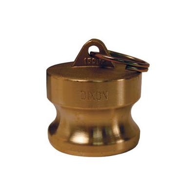 Dixon Valve Global Type DP Dust Plugs, Brass (238-G100-DP-BR)