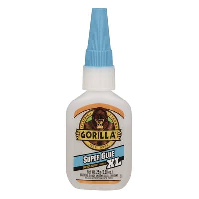 Gorilla Super Glue, 0.88 oz, Dries Clear (GOR7400202)