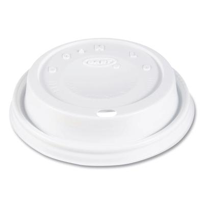 SOLO Cappuccino Dome Sipper Lids, 12 oz, White (12ELDART)