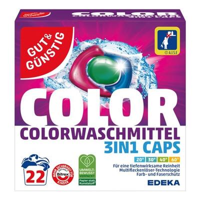 Colorwaschmittel Color »3in1 Caps« 22 WL, Gut und Günstig