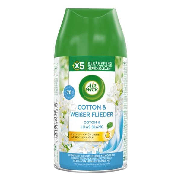 AIR WICK Duftspender-Nachfüller Freshmatic Max »Cotton & weißer Flieder« violett