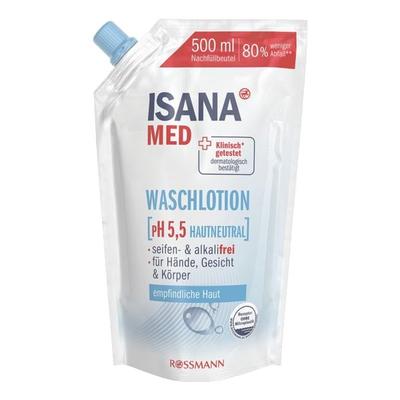 MED Waschlotion »pH 5,5 hautneutral« 500 ml Nachfüllbeutel weiß, ISANA