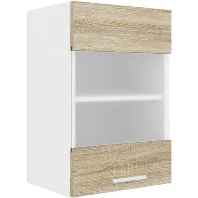 VCM Hängeschrank »Esilo« 1 Glastür braun, 40x60x31 cm Image