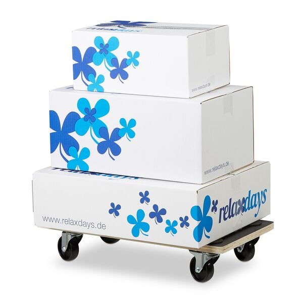 relaxdays Transportroller bis 400 kg mit Bremse Image