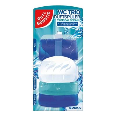 WC Duftspüler »WC Trio Tropical Ocean« 3x 55 ml weiß, Gut und Günstig