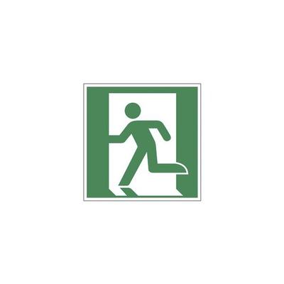 LimarLite Rettungszeichen »Notausgang links (nur in Verbindung mit Richtungspfeil) [E001]«, 20x20 cm Image