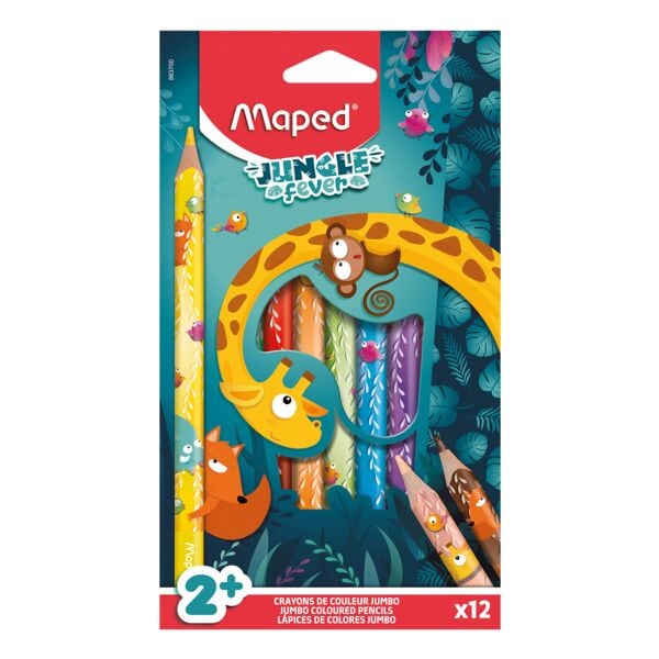 Maped 12er-Set Buntstifte »Jungle Fever Jumbo« Image