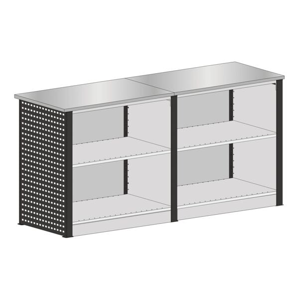 SCHULTE Lagertechnik Theken-Set 1 mit Arbeitsplatte »MULTIplus« 40