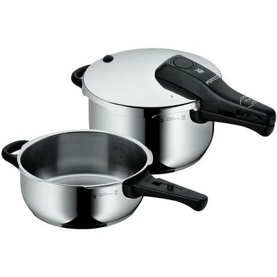 Schnellkochtopf-Set »Perfect One Pot« 3-tlg. silber 22 cm silber, WMF