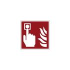 LimarLite Brandmeldezeichen »Brandmelder [F005]« 15 x 15 cm Aluminium (0,5 mm) grau, 15x15 cm