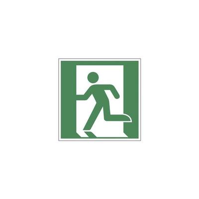 LimarLite Rettungszeichen »Notausgang links (nur in Verbindung mit Richtungspfeil) [E001]«, 20x20 cm Image