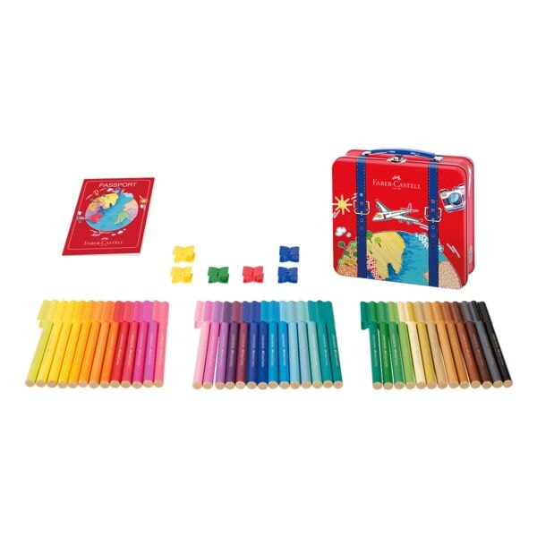 Faber-Castell (Schule) Connector Filzstift-Set »Reisekoffer« Image