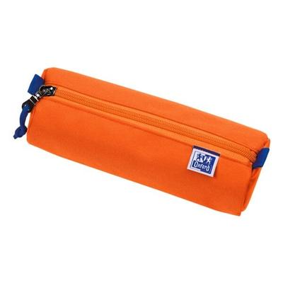 Oxford Großes Federmäppchen mit Gummiband rund farbig orange, 22x7x7 cm Image