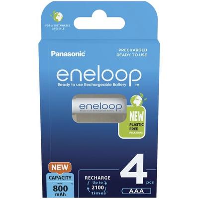 4er-Pack Akkus Micro AAA 800 mAh, eneloop