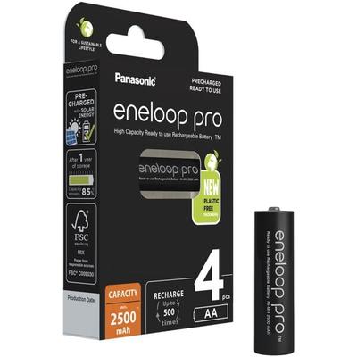 4er-Pack Akkus Mignon AA 2.500 mAh, eneloop