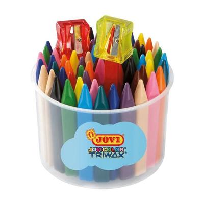 JOVI 72er-Pack Wachsmalstifte »Triwax« inkl. 2 Anspitzer