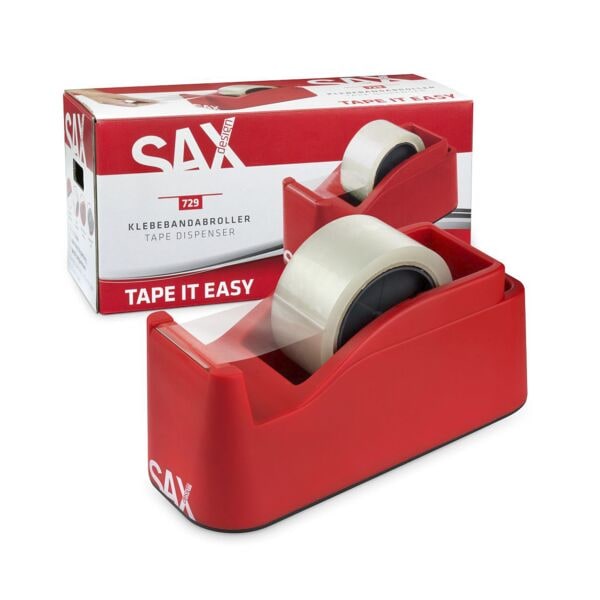SAX Tischabroller rot / weiß rot, 2.5x1.2x1 cm Image