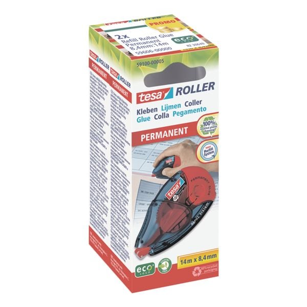 tesa Doppelpack Kleberoller »Roll & Relax« 59100 Image