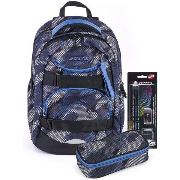 JOLLY Schulrucksack »Next Gen« grau, 29x43x22 cm Image