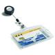 Durable 10er-Pack Ausweishalter für Namensschild »HARTBOX 801219« 8,7 x 5,4 cm transparent, 10.1x7.1 cm