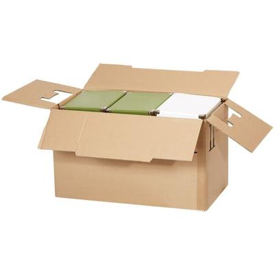 Nestler 10er-Pack Umzugskartons 66,0 x 36,1 x 40,0 cm, max. 25 kg braun, 66x40x36.1 cm